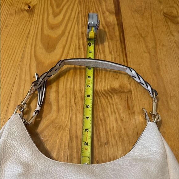 COACH Jules Hobo Leather Shoulder Handbag White C9190 - Picture 11 of 16